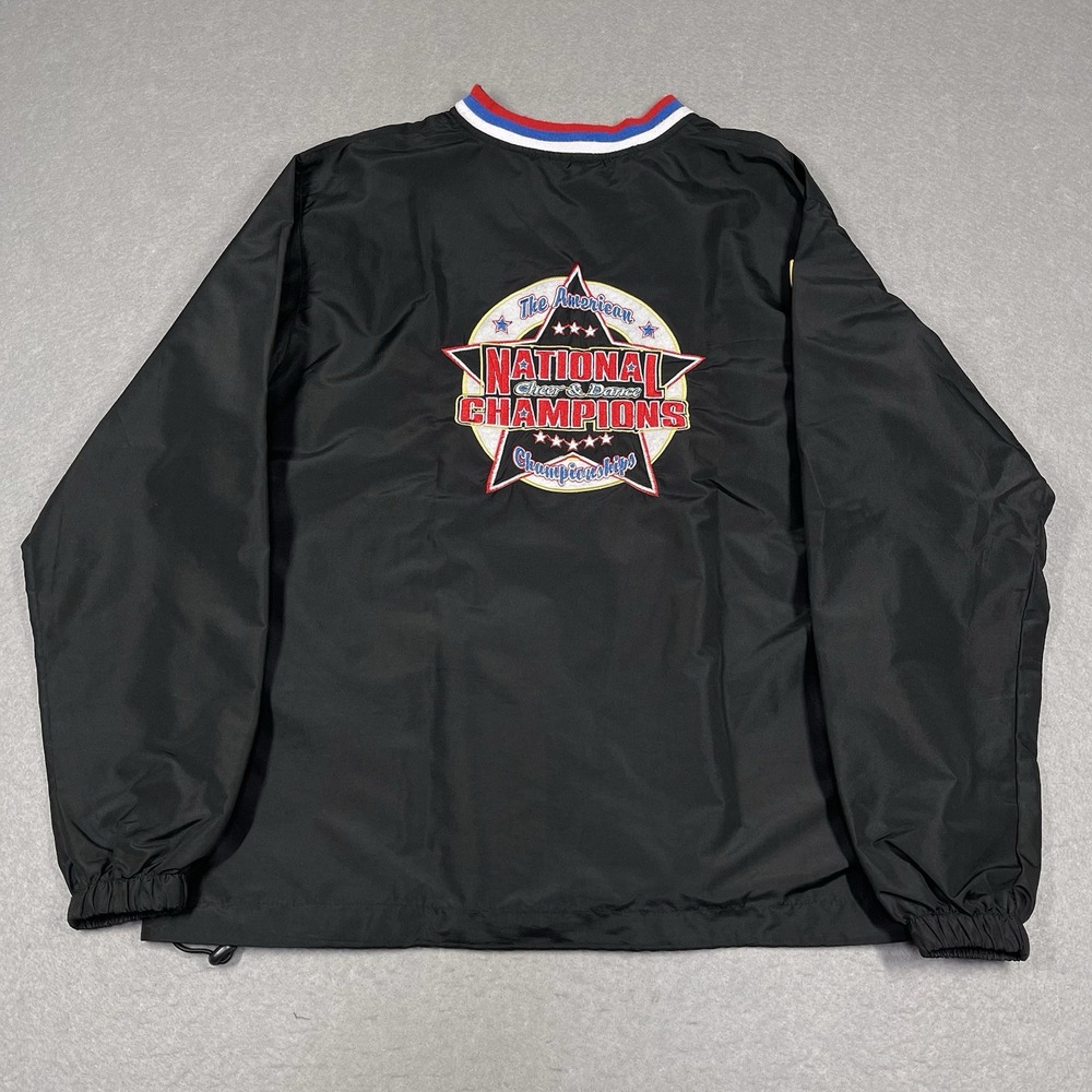American Cheer and Dance Pullover Womens Small Black National Champions Jacket